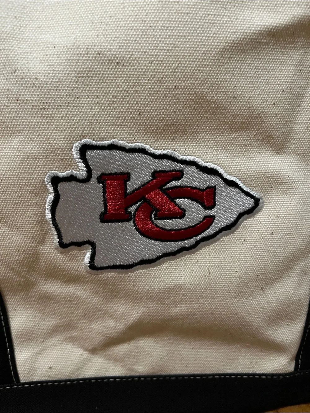 NEW Logo Brands Kansas City Canvas Tote Lg